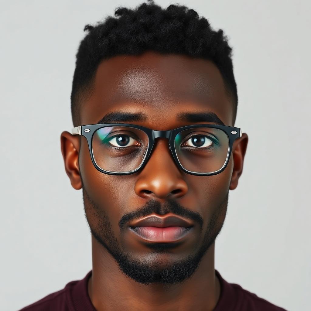 Student with glasses